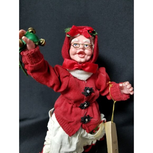 Fabriche KSA Kurt Adler Collectibles Christmas Caroller Mrs. Claus - Picture 2 of 10